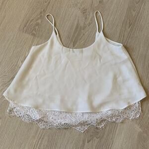 Harlowe & graham lace crop Tank Top